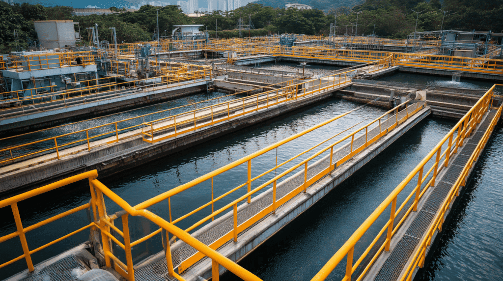 Planta industrial de tratamiento de agua QUICSA